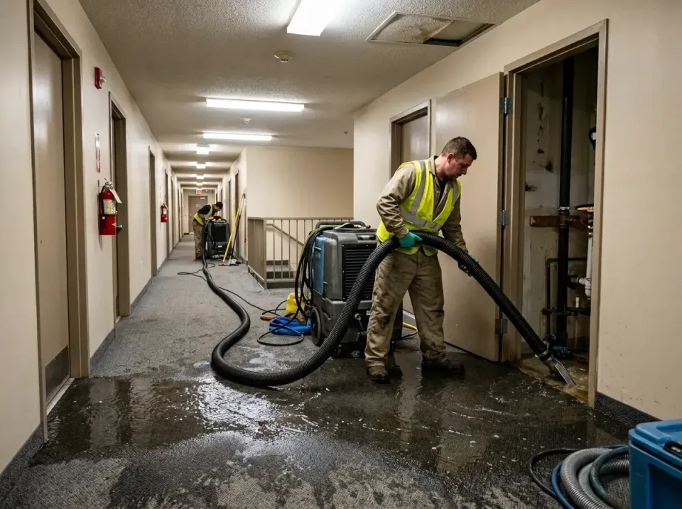 multi-unit-apartment-hallway-f-005 — frequently asked questions, Emergency Burst Pipe Water Extraction & Removal in Gloversv…